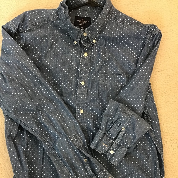 AMERICAN EAGLE SHIRT MEN’S XXL - Picture 3 of 4
